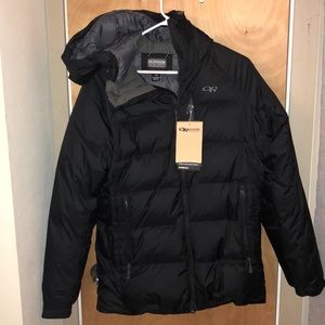 Women’s super alpine down parka black